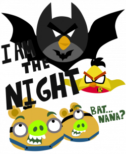 Angry Birds x Batman x Minions by linamomoko on DeviantArt