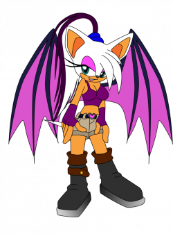 Rouge The Bat colored by SONICXFan2012 on DeviantArt