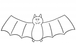 bat clipart | kindy-garten | Bat coloring pages, Halloween ...