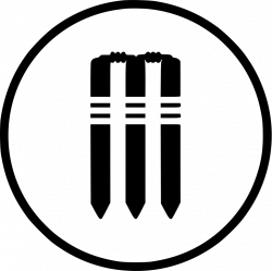 Cricket Stumps Wicket Bails One Day Test Svg Png Icon Free Download ...