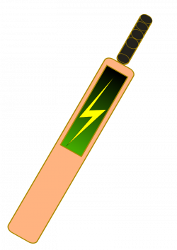Clipart - Cricketer's Power!