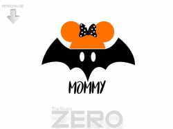 Halloween Mickey Mouse, Halloween Personalize, Halloween Clipart, Bat  Clipart, Mickey Shirt, Mommy Halloween Clipart, Mickey Bat Shirt
