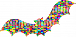 Colorful Bat Mosaic Icons PNG - Free PNG and Icons Downloads