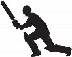 Silhouette Scalable Vector Graphics Clip art - Cricket Player ...