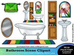 34+ Clipart Bathroom | ClipartLook