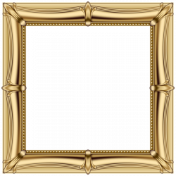 Gold Frame PNG Transparent Clip Art Image | Frames | Pinterest ...