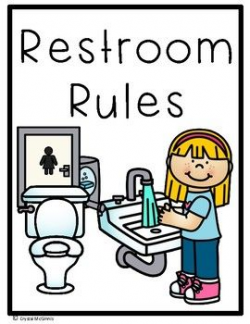 Restroom Rules Class Book (Beginning of School Bathroom ...