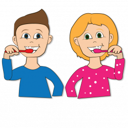 28+ Collection of Children Brushing Teeth Clipart | High quality ...