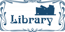 OnlineLabels Clip Art - Library Door Sign