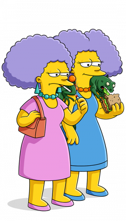 Selma and Patty Bouvier | Simpsons World on FXX