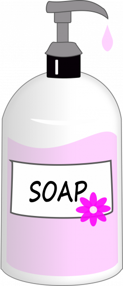 Public Domain Clip Art Image | Pink Liquid Soap | ID: 13534575012417 ...