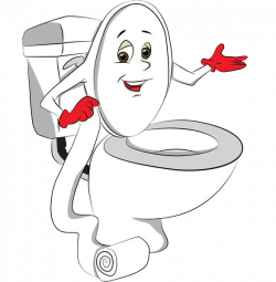 Toilet Drawing Bowl Clip art - Toilet man with toilet paper 586*600 ...