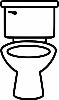 Lavatory Bowl Bathroom Wc Restroom Toilet Svg Png Icon Free Download ...