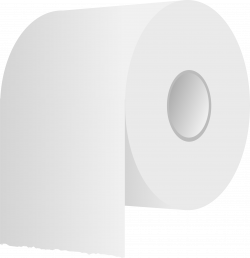 Clipart - White toilet roll
