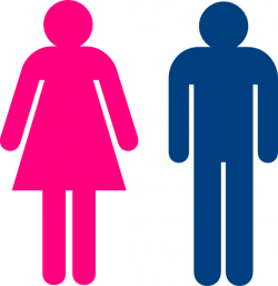 The male and female, grade A, stick people symbols are one of the ...