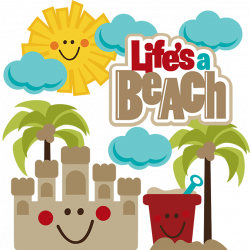 Life's A Beach SVG beach svg file sandcastle svg file beach pail svg ...