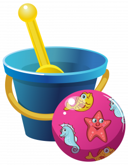 Beach Bucket and Ball PNG Clipart Image | Gallery Yopriceville ...