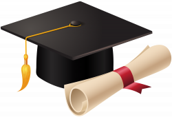 Graduation Cap and Diploma PNG Clip Art | Gallery Yopriceville ...