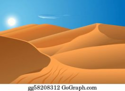 Sand Dunes Clip Art - Royalty Free - GoGraph