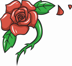 Weird Pics Of Cartoon Roses Garden Beach Rose Clip Art Flower #14239 ...