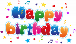 Cute Happy Birthday PNG Clip Art Image | Gallery Yopriceville ...