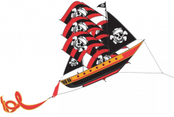 Pirate Ship 3-D Supersize Nylon Kite | Shop Kites, Flags, Toys ...