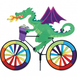 Dragon on a Bicycle Spinner - 30