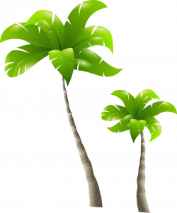 Clipart - Palm Trees - Palmiers