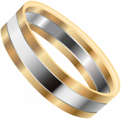 Gold Silver Wedding Ring PNG Clip Art Image | Gallery Yopriceville ...