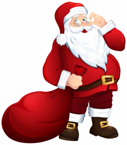 Santa Claus with Bag PNG Clipart Image | Gallery Yopriceville ...