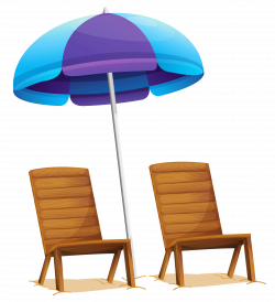 Transparent Beach Umbrella and Chairs PNG Clipart | Gallery ...