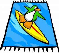 Surf Beach Towel | Club Penguin Wiki | FANDOM powered by Wikia