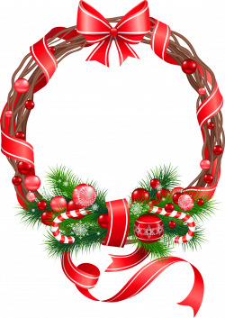 Christmas PNG Wreath Ornament Clipart | Gallery Yopriceville - High ...