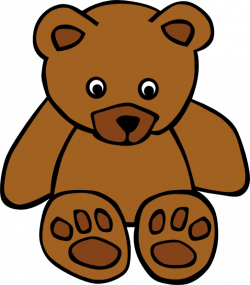Baby Brown Bear Clip Art at Clker.com - vector clip art online ...