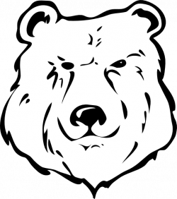 Bear Black And White Clip Art at Clker.com - vector clip art online ...