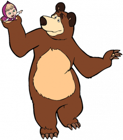 Bear Cartoon Clip art - masha and the bear 531*605 transprent Png ...