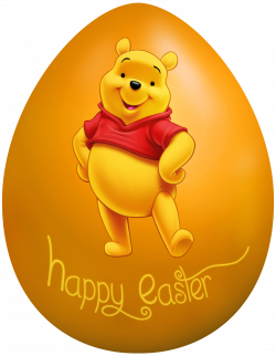 Kids Easter Egg Winnie the Pooh PNG Clip Art Image | Gallery ...