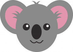 Koala Bear Face Clipart