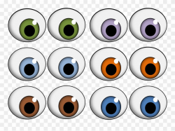 Bear Clipart Eye - Free Printable Eyes For Crafts - Png ...