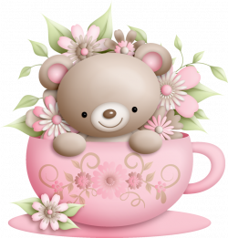 Bear in cup | teteras y tacitas | Pinterest | Bears, Cups and Clip art