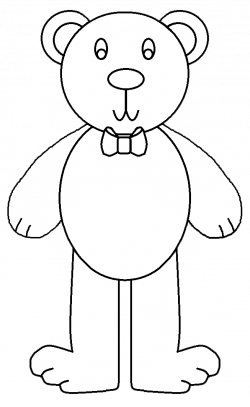 28+ Collection of Three Bears Clipart Black And White | High quality ...