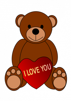 Teddy Bear Clipart Heart | Clipart Panda - Free Clipart Images