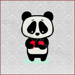 Best Sad Panda Svg Clipart Cut File For Cricut Pict Bear Logo ...