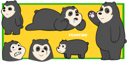 We Bare Bears - oso frontino - spectacled bear by CHANGCHUNG on ...
