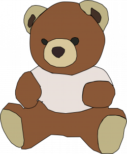 Teddy clipart big bear - Pencil and in color teddy clipart big bear