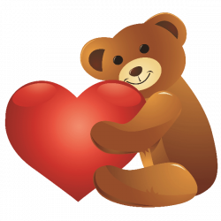 Valentines Day Teddy Bear Clip Art