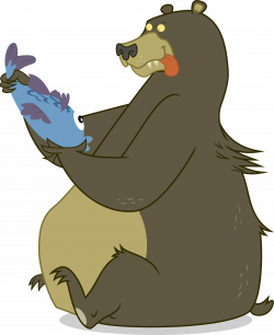 28+ Collection of Bear With Fish Clipart | High quality, free ...