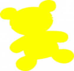 Yellow Teddy Bear Clip Art at Clker.com - vector clip art online ...
