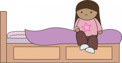 28+ Collection of Girl In Bed Clipart | High quality, free cliparts ...