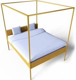 CAD and BIM object - Hemnes Bed 160 - IKEA